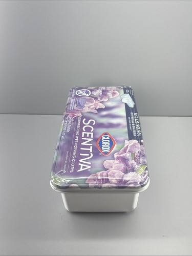CLOROX SCENTIVA Tuscan Lavender /Jasmine Scent Bleach Free Wet Mop Pack Of 24 - Picture 3 of 5