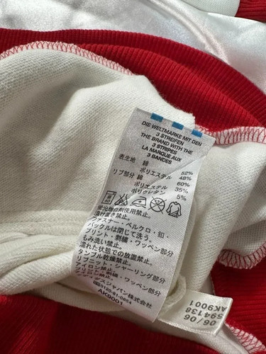 ADIDAS Rare White Track Jacket 00s TOKYO Men Size 2XS Vintage Used- Japan - Picture 10 of 10