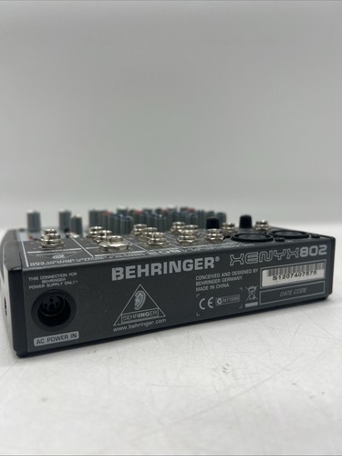 Behringer Xenyx 802 Mixing Console preminum 8-input 2-bus mixer NS-H7C - Picture 6 of 14