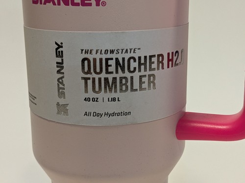 Vaso apagador estado de flujo Stanley 40 oz acero inoxidable H2.0 flamenco ROSA NUEVO - Imagen 3 de 5