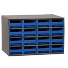 Steel Garage Storage Cabinet, Small Parts Organizer Metal Cabinet for Hardwar...