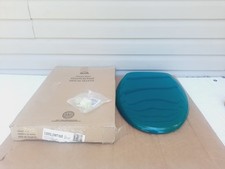 Bemis 1200SLOWT Classic Colors Elongated Closed-Front Toilet Seat - Teal READ