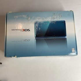 Nintendo 3DS System - Aqua Blue Region USA, Charger US Model Tested