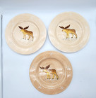 Target Home NORTHWOODS  Dessert/Salad Plates Moose Set Of 3