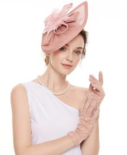 20s 50s Pillbox Hat Tea Party Hat Fascinator Headband for Cocktail
