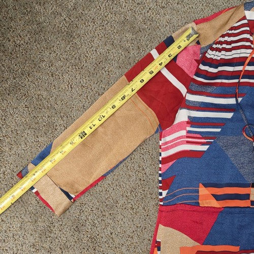 Diane Von Furstenberg Womens Size 4 Multi-Color Geometric Silk Blend Mini Dress - Picture 11 of 14