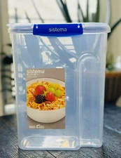 Sistema KLIP IT Food Storage Container, 4.2Litre/142 Oz BLUE