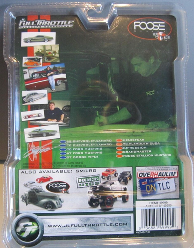 Foose Design '69 Chevy Camaro Yellow by JL Full Throttle NIP - Picture 7 of 8