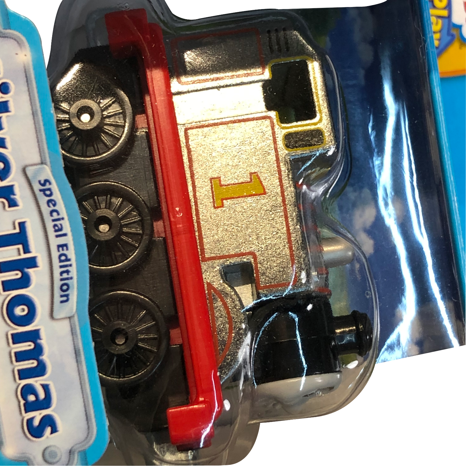 silver thomas the train