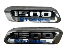 OEM 1500 eTORQUE Hood Emblem Badge Pair LH & RH For 2019-2023 RAM 1500