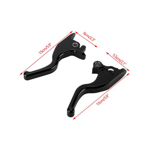 For Harley Street Bob 114 FXBBS FXBB 2018-2025 Hand Brake Levers & Handguard Kit - Bild 11 von 12