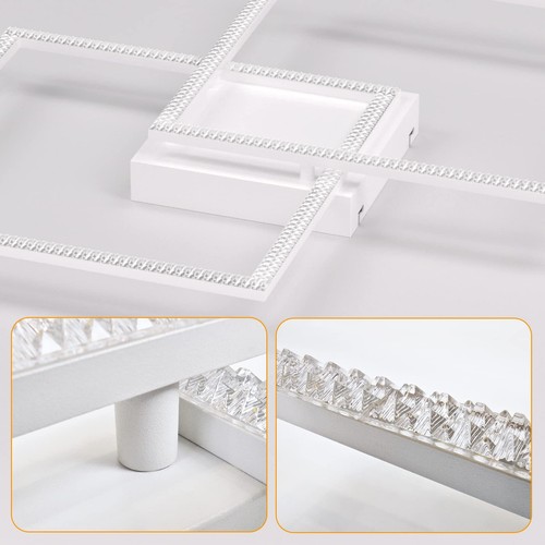 LED Deckenleuchte Dimmbar Deckenlampe Wohnzimmer Flur Modern w/Fernbedienung 52W - Bild 5 von 19