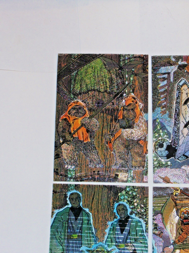 1995 Star Wars GALAXY SERIES 3 etched foil INSERT 6 CARD SET Walter SIMONSON - Picture 3 of 15