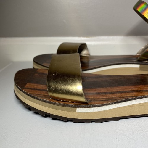 Sandalias Cheville LANVIN Doradas Novia Para Mujer 41 (US-10) Correa Plana para el Tobillo, Italia - Imagen 15 de 24