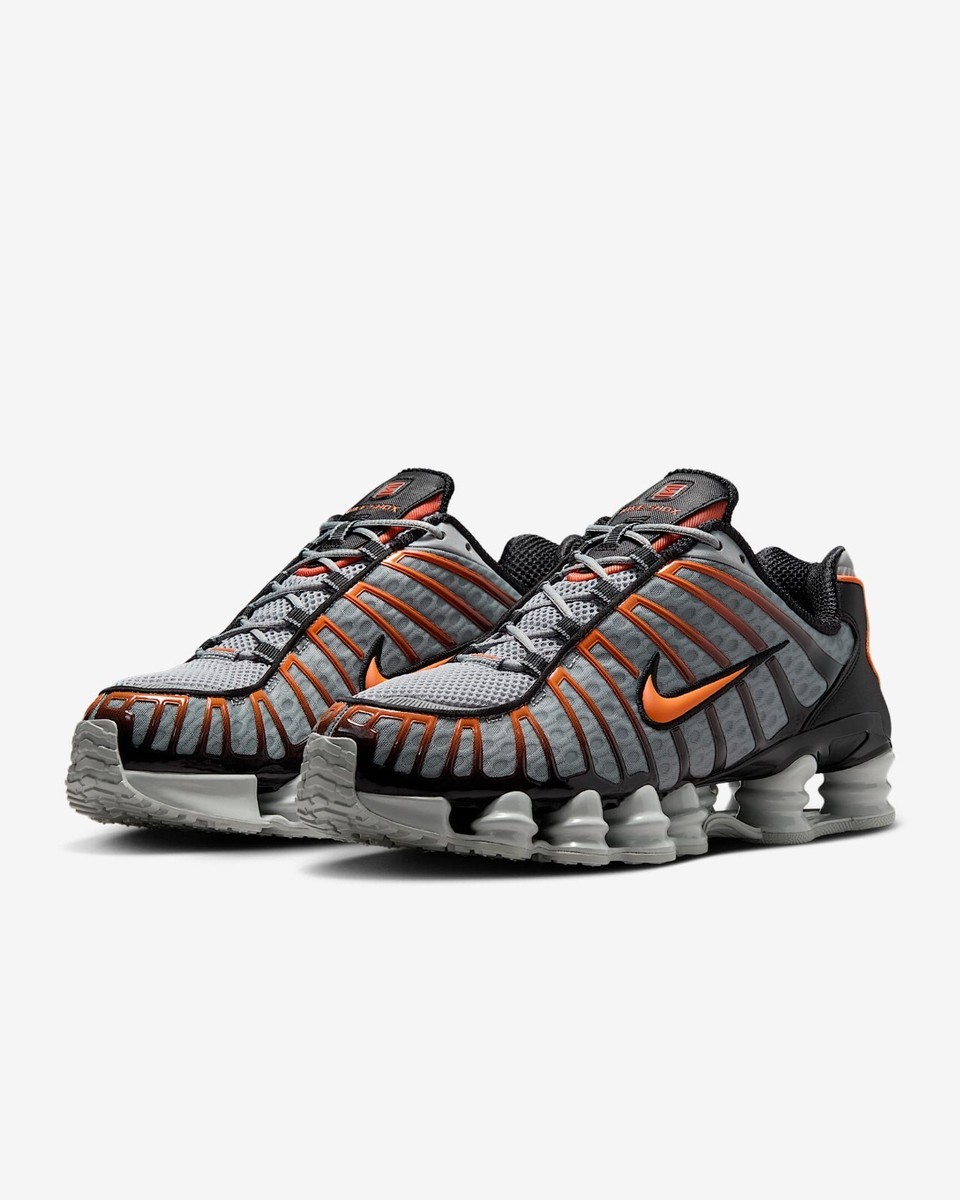 Nike Shox TL Bright Mandarin Grey Orange AV3595-011 Men's
