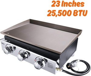 three burner griddle