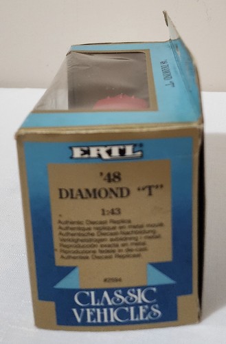 Vintage 1990, ERTL 1:43 Scale,1948 Diamond T Truck Authentic Diecast Replica NEW - Picture 6 of 10