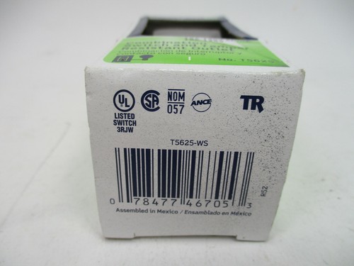 Leviton Decora 15 amps 125 volt White Combination Switch/Outlet 5-15 -Pack of 1 - Picture 4 of 5