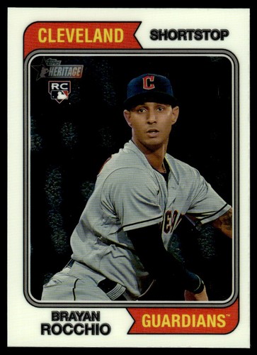 2023 TOPPS HERITAGE CHROME BRAYAN ROCCHIO 283/999 #533 - Picture 1 of 2