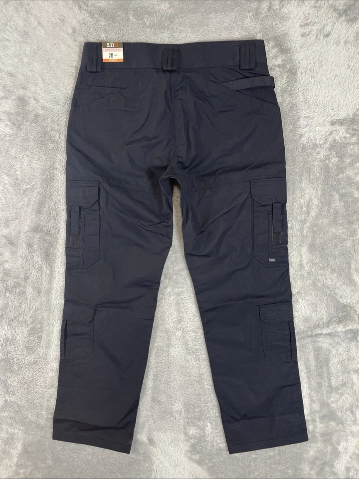 Pantalones 5.11 Tactical Taclite EMS Para Mujer 20 Largos Azul Oscuro Calce Relajado Carga Foto 2 de 4