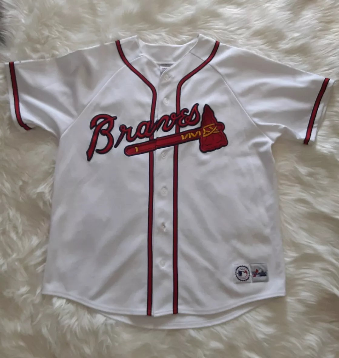 blank braves jersey