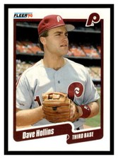 1990 Fleer Update  #U-43 Dave Hollins - Philadelphia Phillies