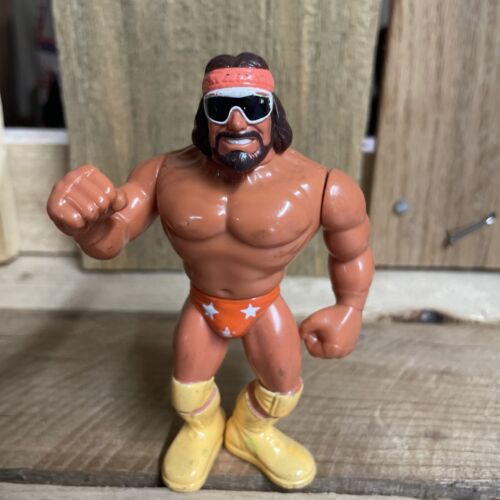 Vintage 1990 WWF Macho Man Randy Savage Hasbro Ser...