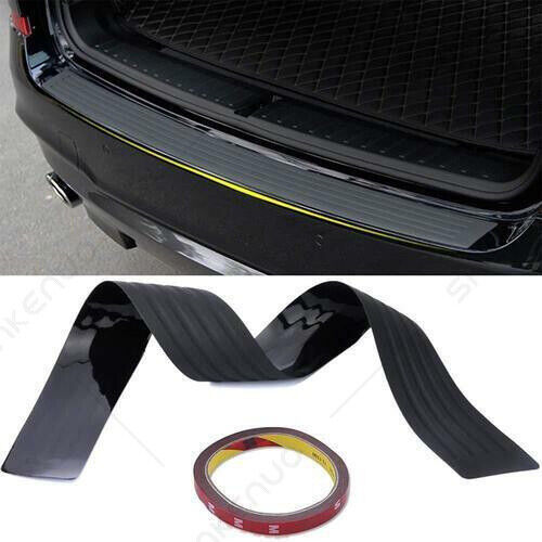 Accesorios Protector Trasero de Goma Coche Protector Parachoques Cubierta Negra Envío en EE. UU. - Imagen 6 de 16
