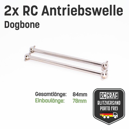 RC Dogbone Antriebswelle Antriebsknochen Achse Car 61 63 70 77 84 86 89,5 101 mm - Bild 7 von 18