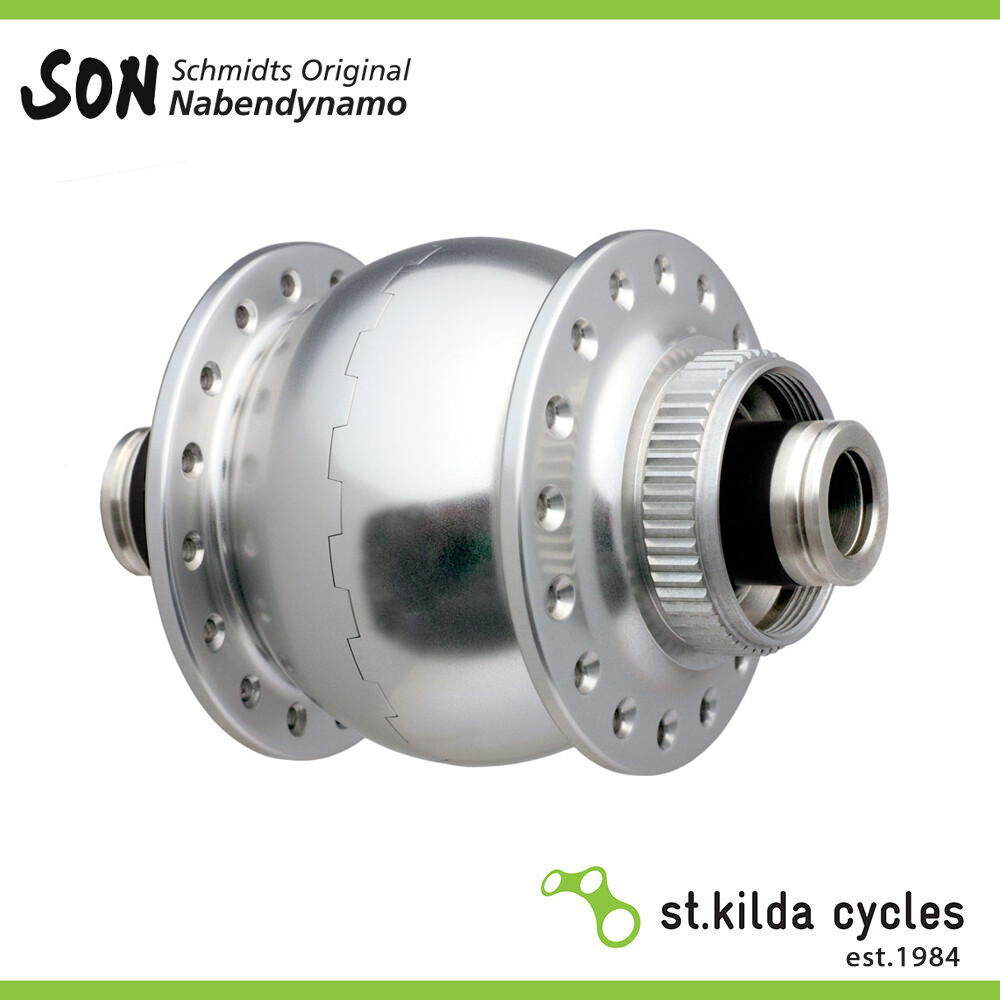 SON Nabendynamo 【delux】 32H SONdelux 12mm Disc Center Lock