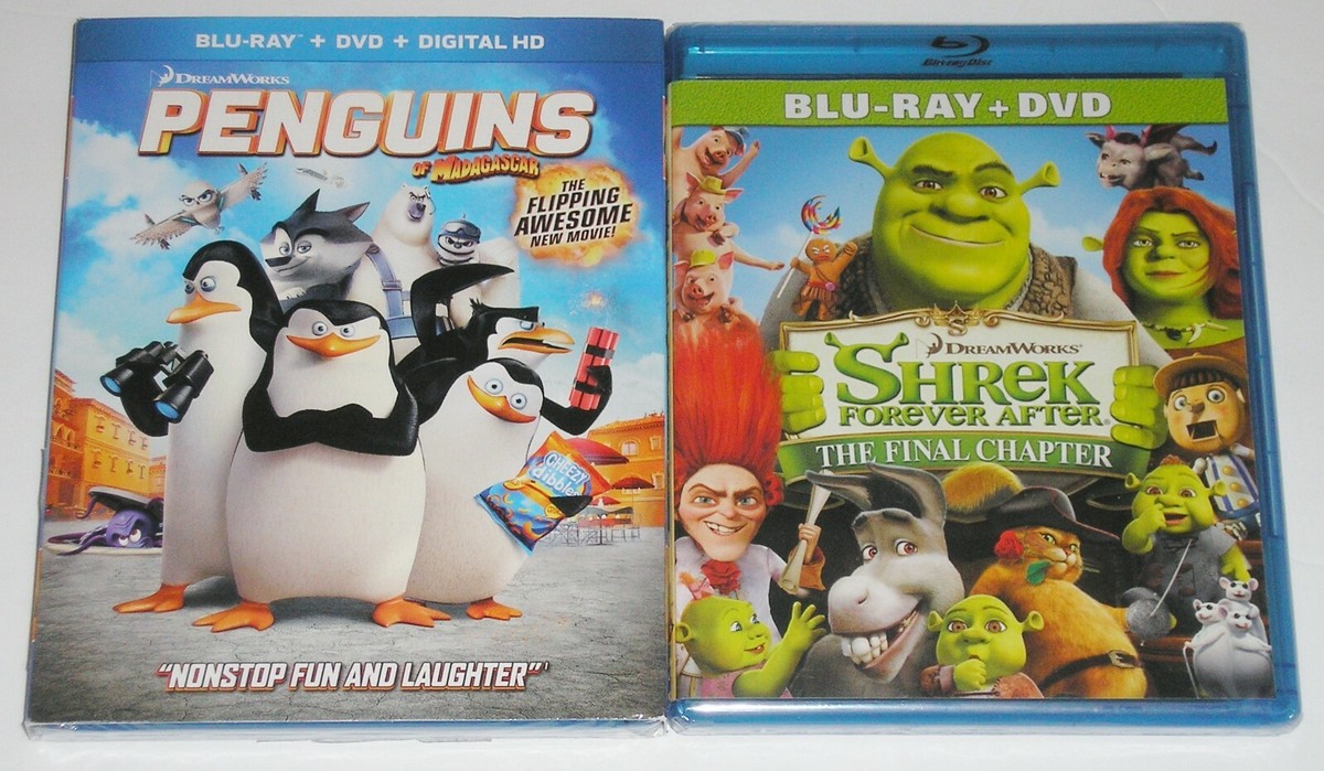 【新品シュリンク未開封】GRAND PRIX 2006-2011 DVD Kid Blu-ray DVD Lot - DreamWorks Penguins of Madagascar SHREK