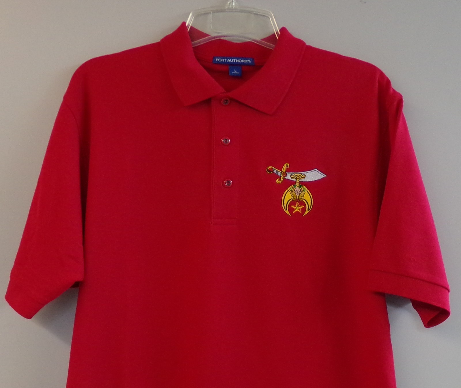 Shriners Mens Embroidered Polo Shirt XS-6XL, LT-4XLT Masons New