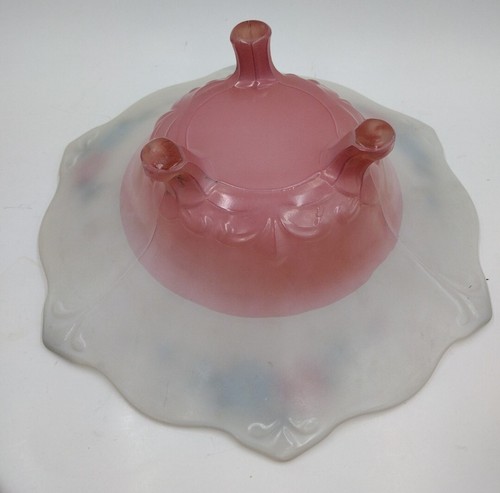 Indiana Glass Moderne Classic 3 Toed Bowl Art Deco 1930s Rare Vintage - Picture 10 of 12