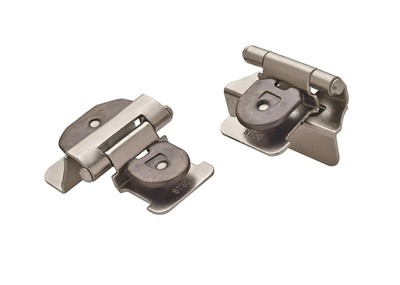 Amerock BPR8701G10 1/4 in (6 mm) Overlay Double Demountable Satin Nickel Hing... 795871638765 | eBay