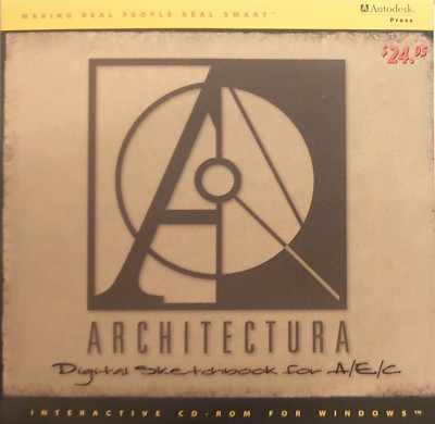Autodesk Press Architectura Digital Sketchbook for A/E/C for Windows SEALED 1996