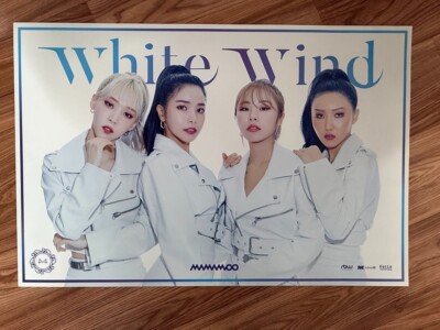 MAMAMOO - WHITE WIND [ORIGINAL POSTER] *NEW* K-POP | eBay