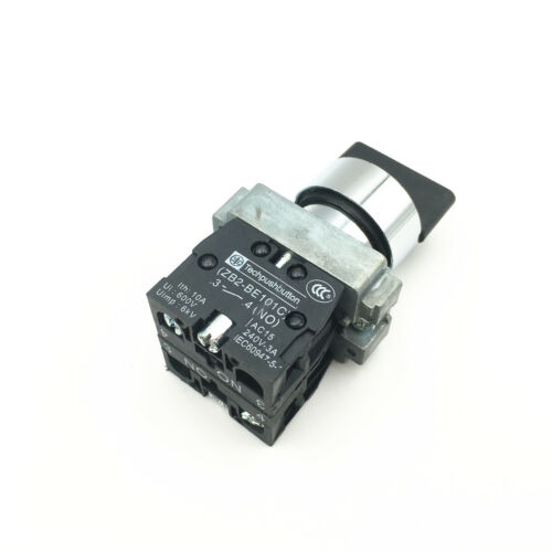 XB2 BD33 Maintained Selector Switch 3 Position 2NO Latching Rotary Switch 22mm - Picture 4 of 5