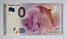 🐬Billet 0 Euro MARINELAND 2015-1 ~ N° Série UEBT 006972 ~ LIVRAISON SÉCURISÉE