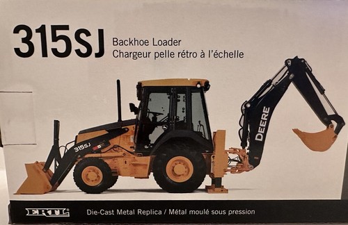 ERTL 315 SJ Backhoe Loader 1:50 John Deer - Picture 4 of 5