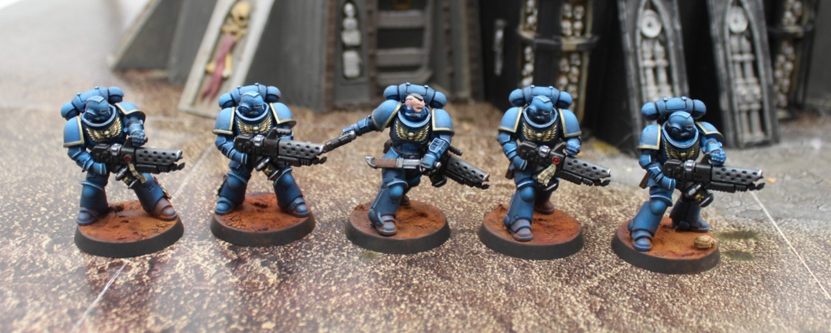 Ultramarines Infernus Squad / 10x Space Marines / Warhammer