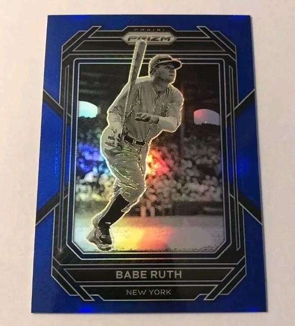2023 Panini Prizm Babe Ruth Blue Prizm #/149 Short-Print SP MINT🔥