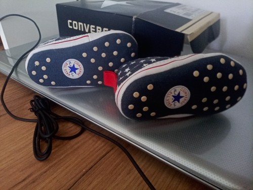 Scarpe Converse All Star Bambino Neonato N.18 lunghezza11cm Navi/mult - Foto 4 di 7
