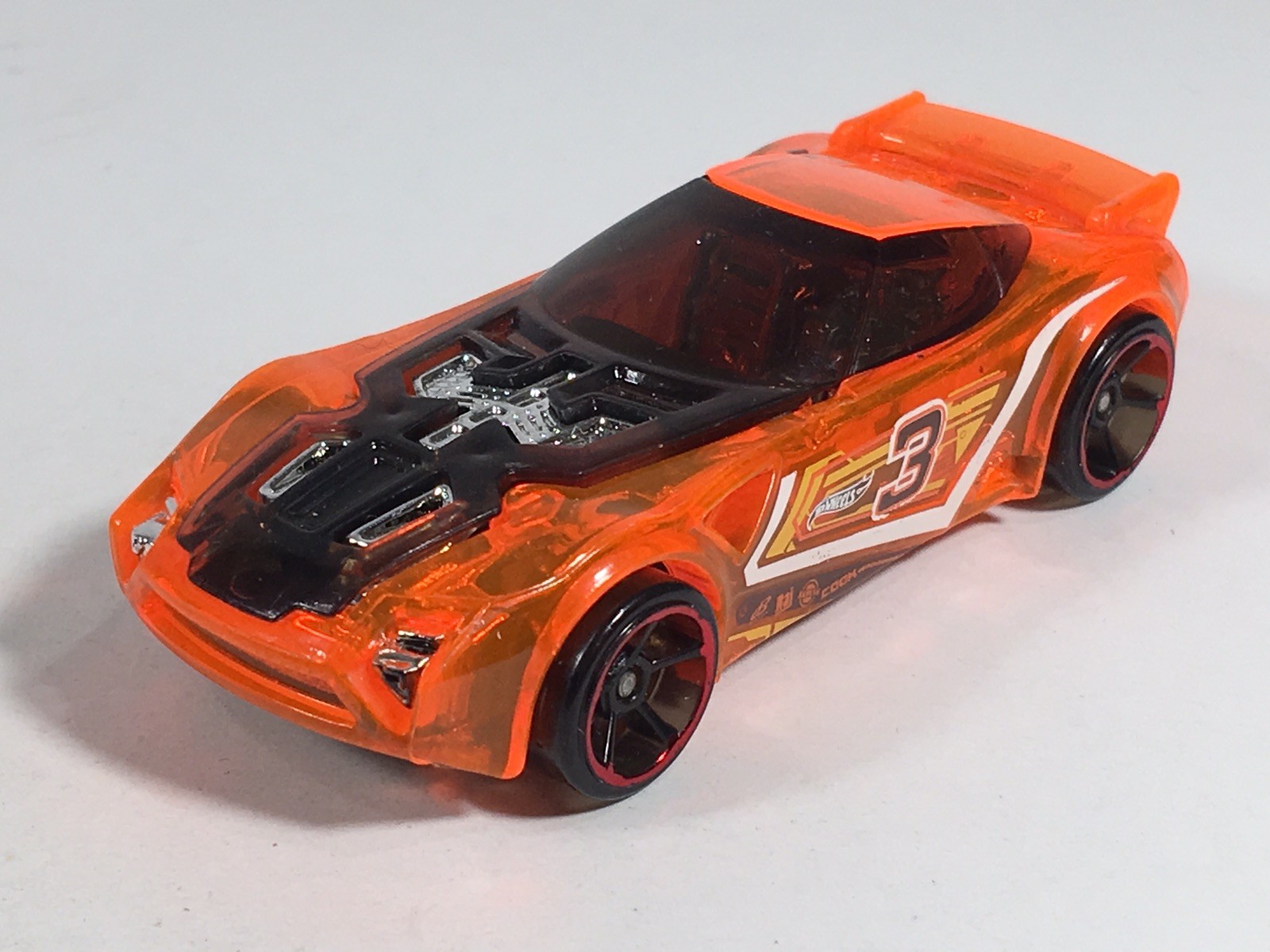 Hot Wheels 2013 Nerve Hammer Translucent Orange HW X-Raycers Malaysia Loose