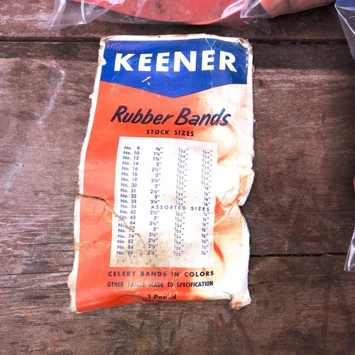Big Lot (Approx 10LBS) Large Red Keener Rubber Bands Assorted Widths & Lengths - Picture 2 of 10