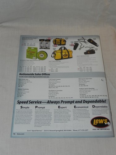 Lew's 2014 Reel & Rod Product Catalog - Picture 2 of 9