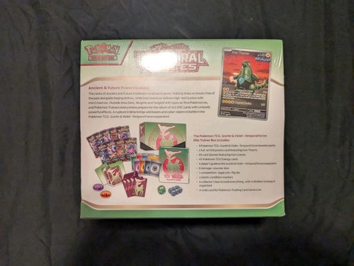 SEALED Pokemon TCG Scarlet And Violet, Temporal Forces, ETB, Elite Trainer Box - 第 2/6 張圖片