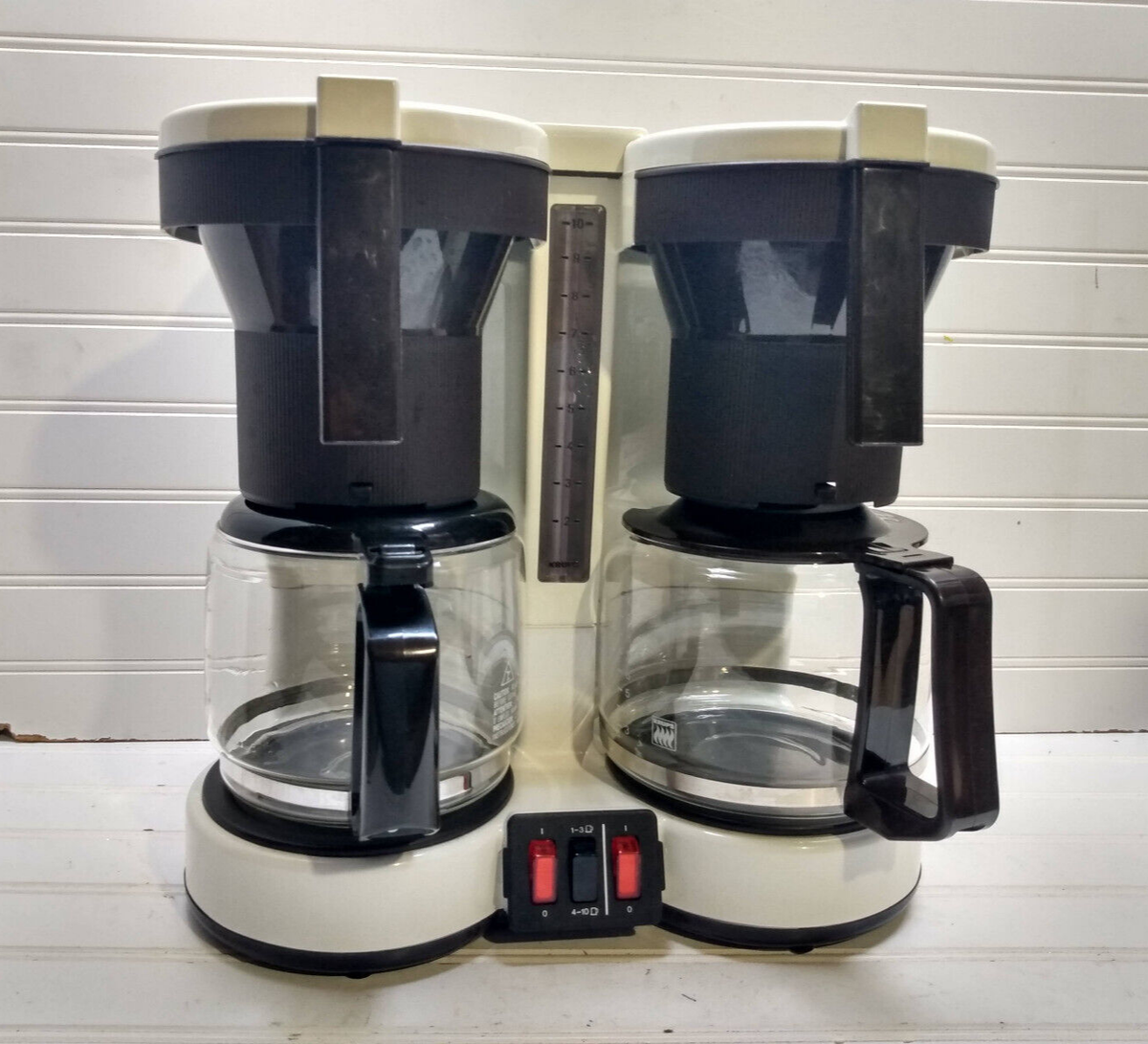 Krups Coffee Tea Espresso Double Dual System Glass Carafe