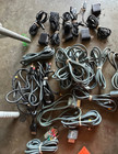 Lot of 58 Xbox and Xbox 360 Cables Rca Av Kinect Power Charge