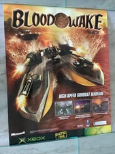 2001 original Microsoft Rare Promo Poster Xbox Blood Wake Stormfront  Studios