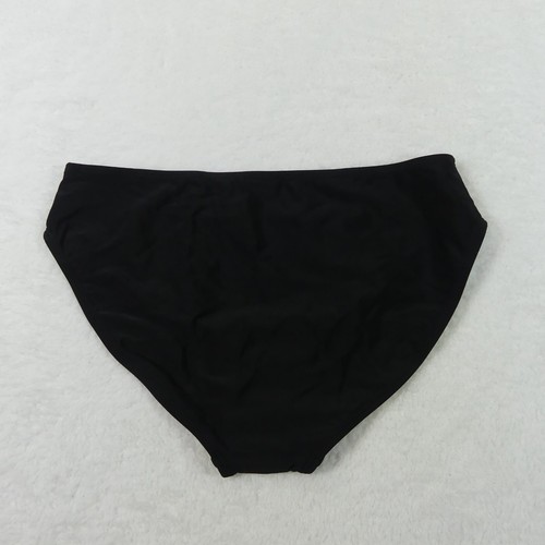 Kanu Surf Swimsuit Girls 16 Black Solid 2 Piece Wrap Around Bikini Swimwear 8588 - Picture 13 of 21